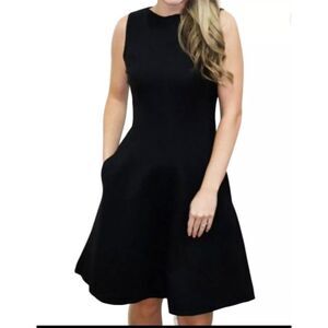 SPANX NWT size L black fit and flare dress style 20381R